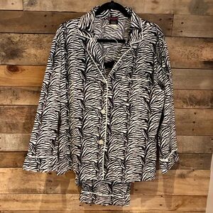 BedHead Black and White Zebra Pajama Set